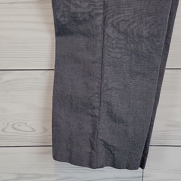 Lee platinum label straight leg trousers in blue grey Women's Size 4 short - Picture 3 of 14